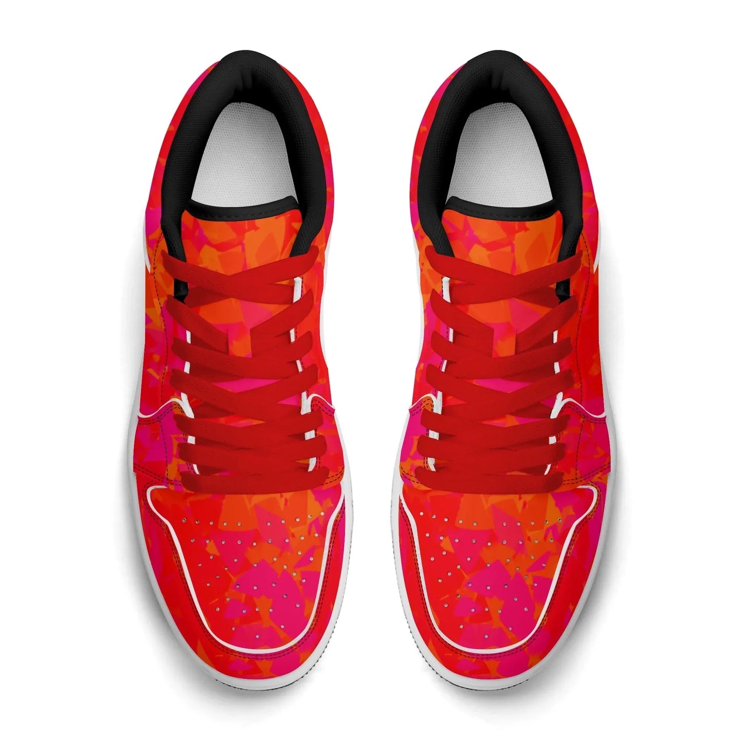 red-crystal-low-top-leder-sneaker-fur-damen-sneaker-jlr-design-14 - JLR Design