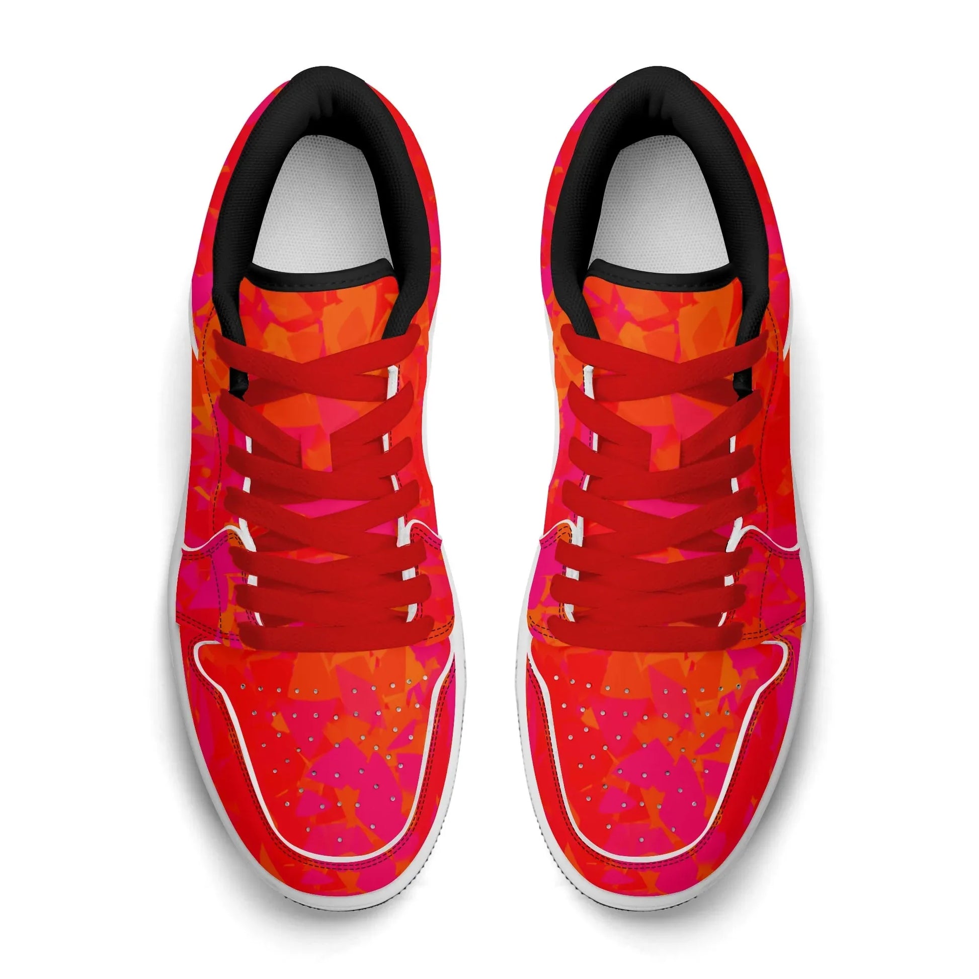 red-crystal-low-top-leder-sneaker-fur-damen-sneaker-jlr-design-14 - JLR Design