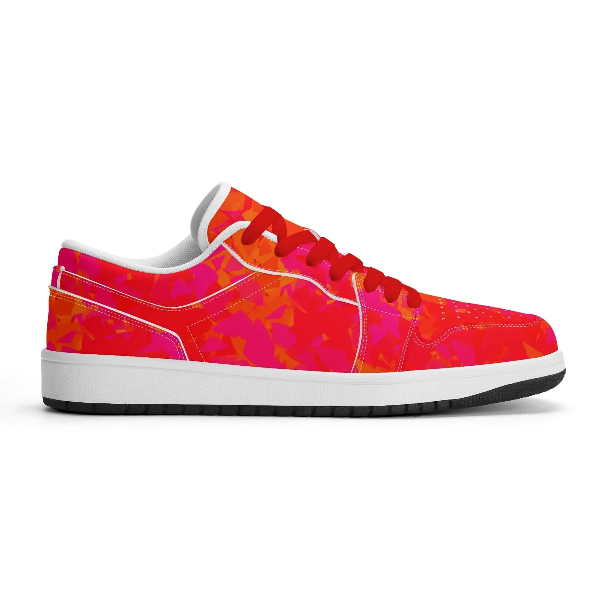 red-crystal-low-top-leder-sneaker-fur-damen-sneaker-jlr-design-5 - JLR Design