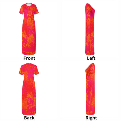 red-crystal-short-sleeve-long-dress-long-dress-jlr-design-7 - JLR Design