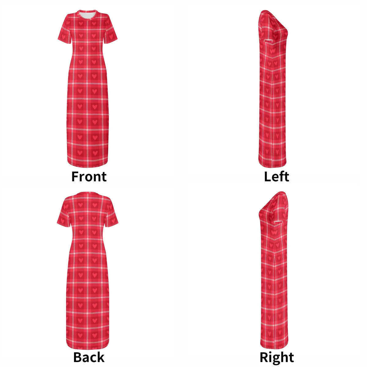 red-flanell-heart-bodycon-maxi-dress-long-dress-jlr-design-jlr-design-de-7 - JLR Design