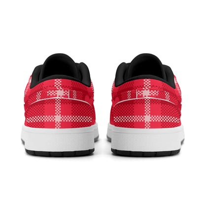 red-flanell-heart-low-top-leder-sneaker-fur-damen-sneaker-jlr-design-13 - JLR Design