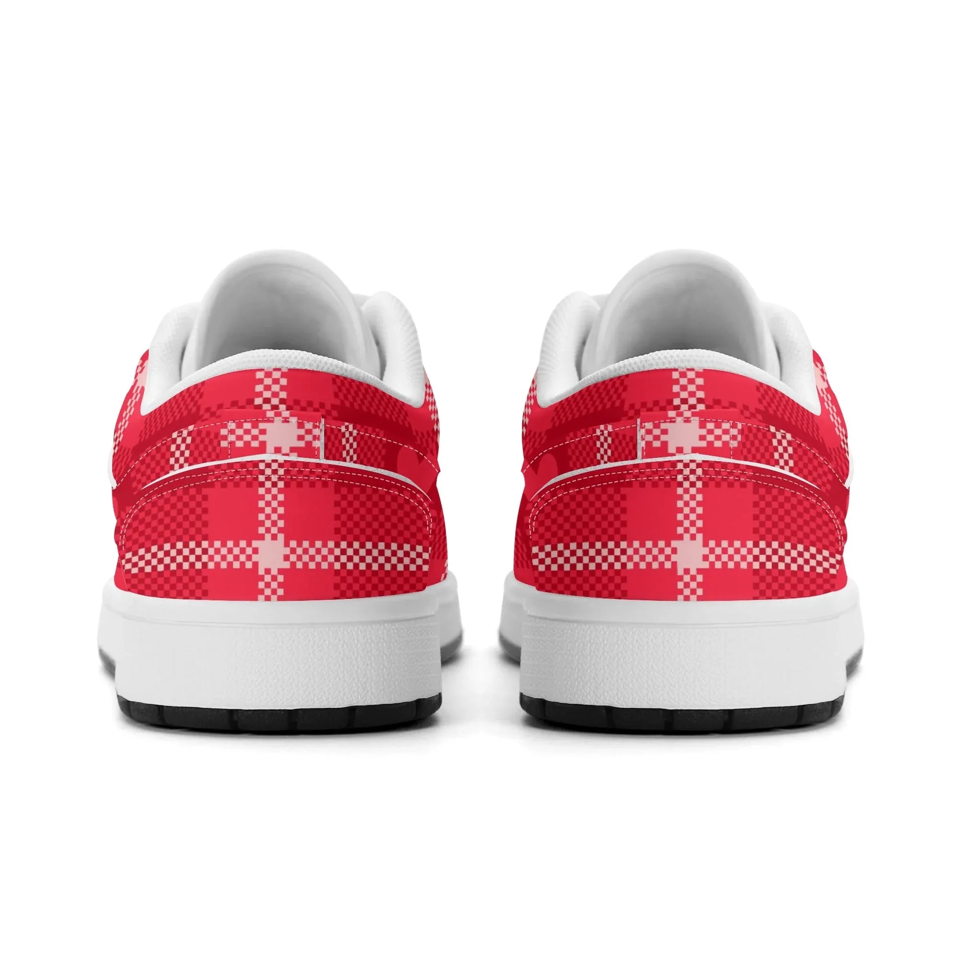 red-flanell-heart-low-top-leder-sneaker-fur-damen-sneaker-jlr-design-6 - JLR Design