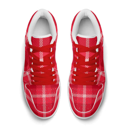 red-flanell-heart-low-top-leder-sneaker-fur-damen-sneaker-jlr-design-7 - JLR Design