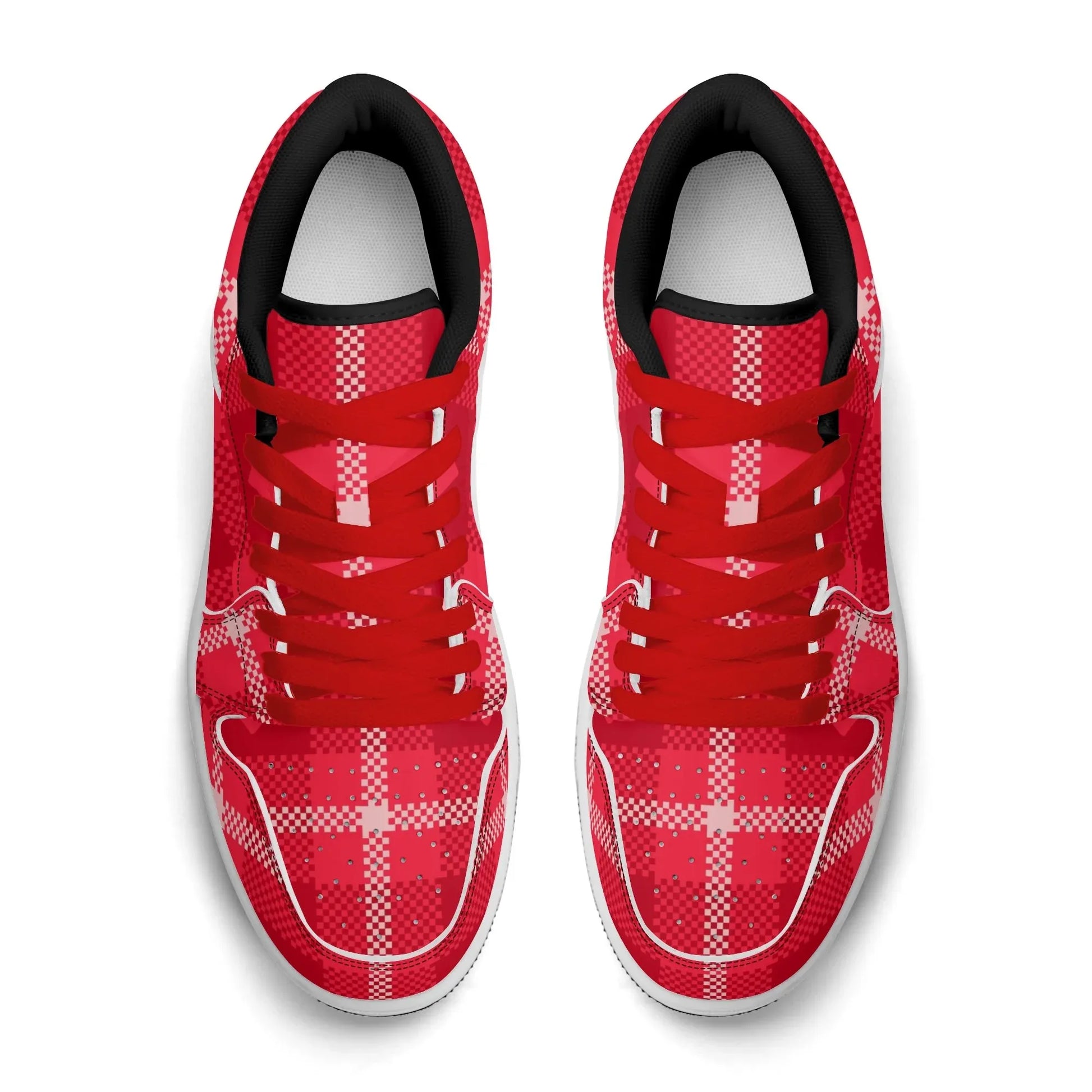red-flanell-heart-low-top-leder-sneaker-fur-herren-sneaker-jlr-design-14 - JLR Design