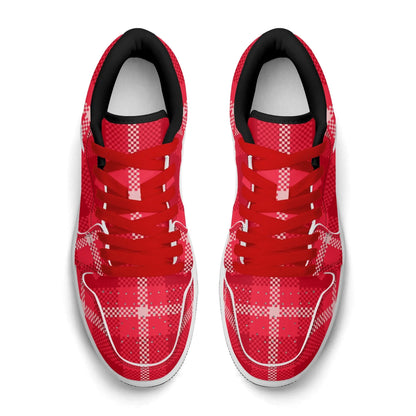 red-flanell-heart-low-top-leder-sneaker-fur-herren-sneaker-jlr-design-14 - JLR Design