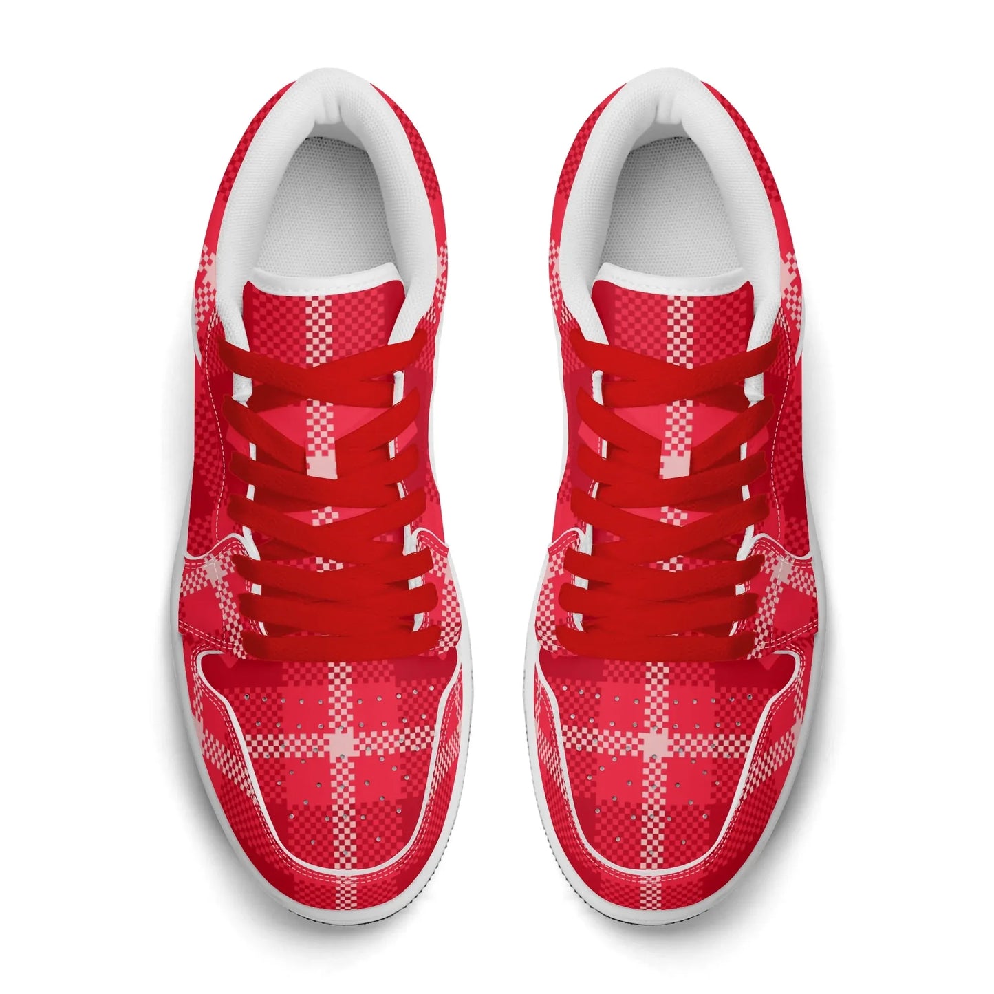 red-flanell-heart-low-top-leder-sneaker-fur-herren-sneaker-jlr-design-7 - JLR Design