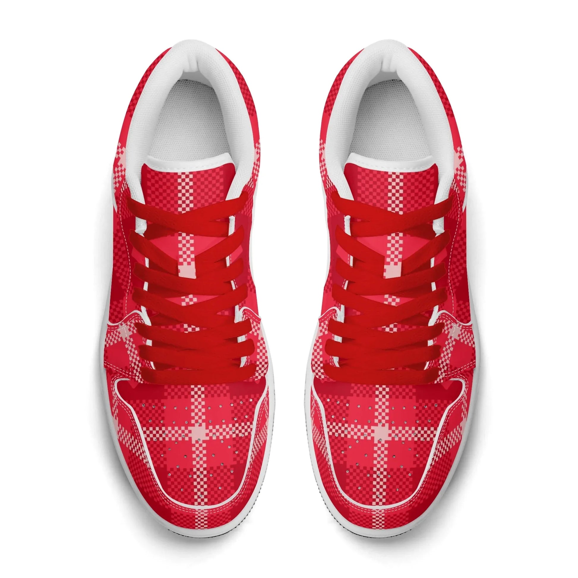 red-flanell-heart-low-top-leder-sneaker-fur-herren-sneaker-jlr-design-7 - JLR Design