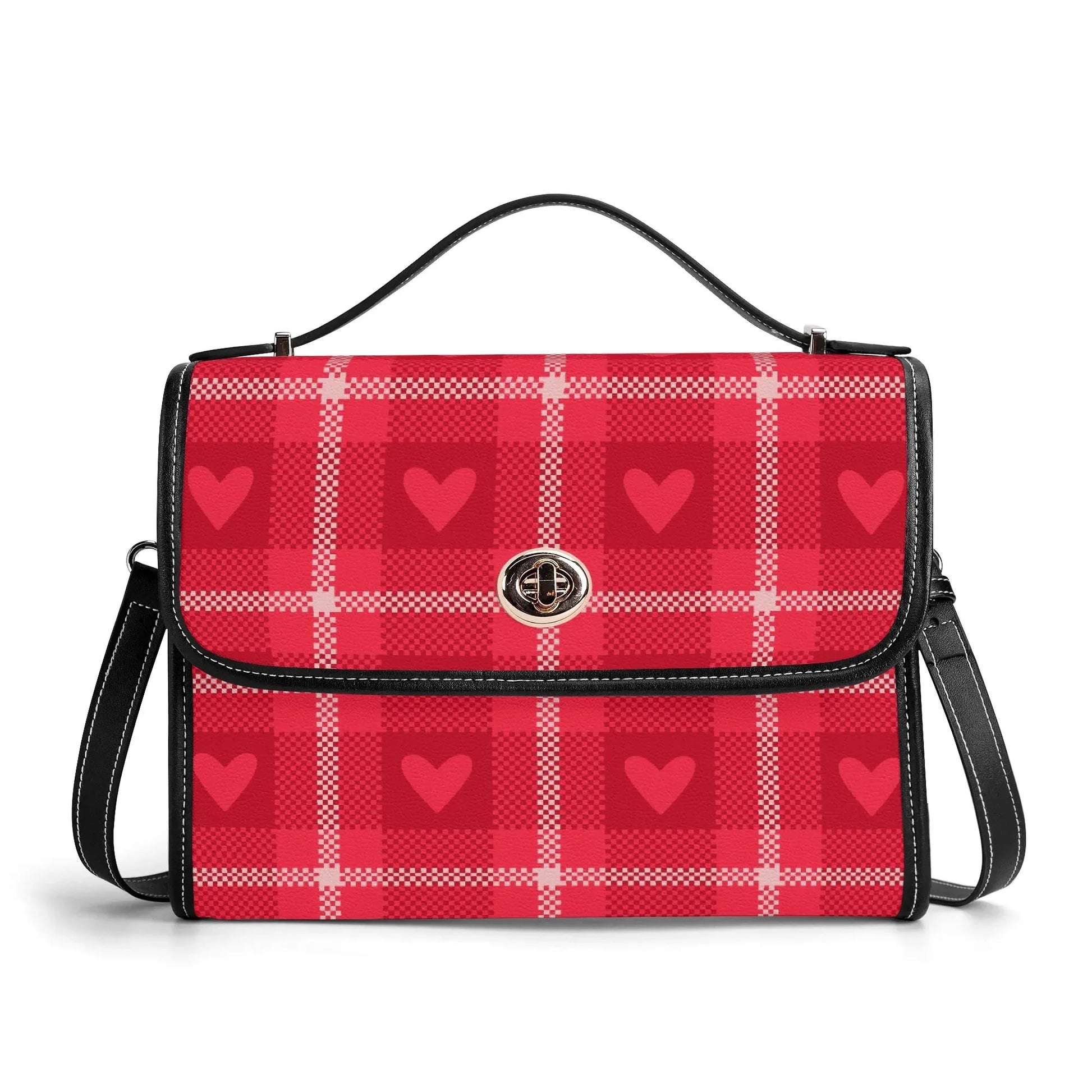 red-flanell-hearts-satchel-bag-umhangetasche-umhangetasche-jlr-design-1 - JLR Design