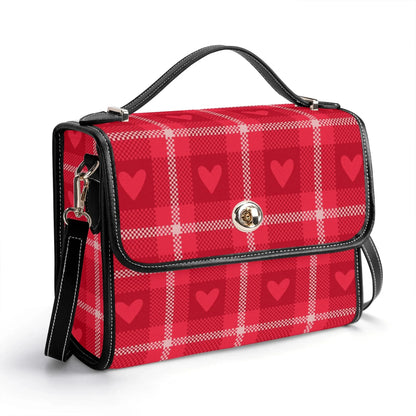 red-flanell-hearts-satchel-bag-umhangetasche-umhangetasche-jlr-design-2 - JLR Design