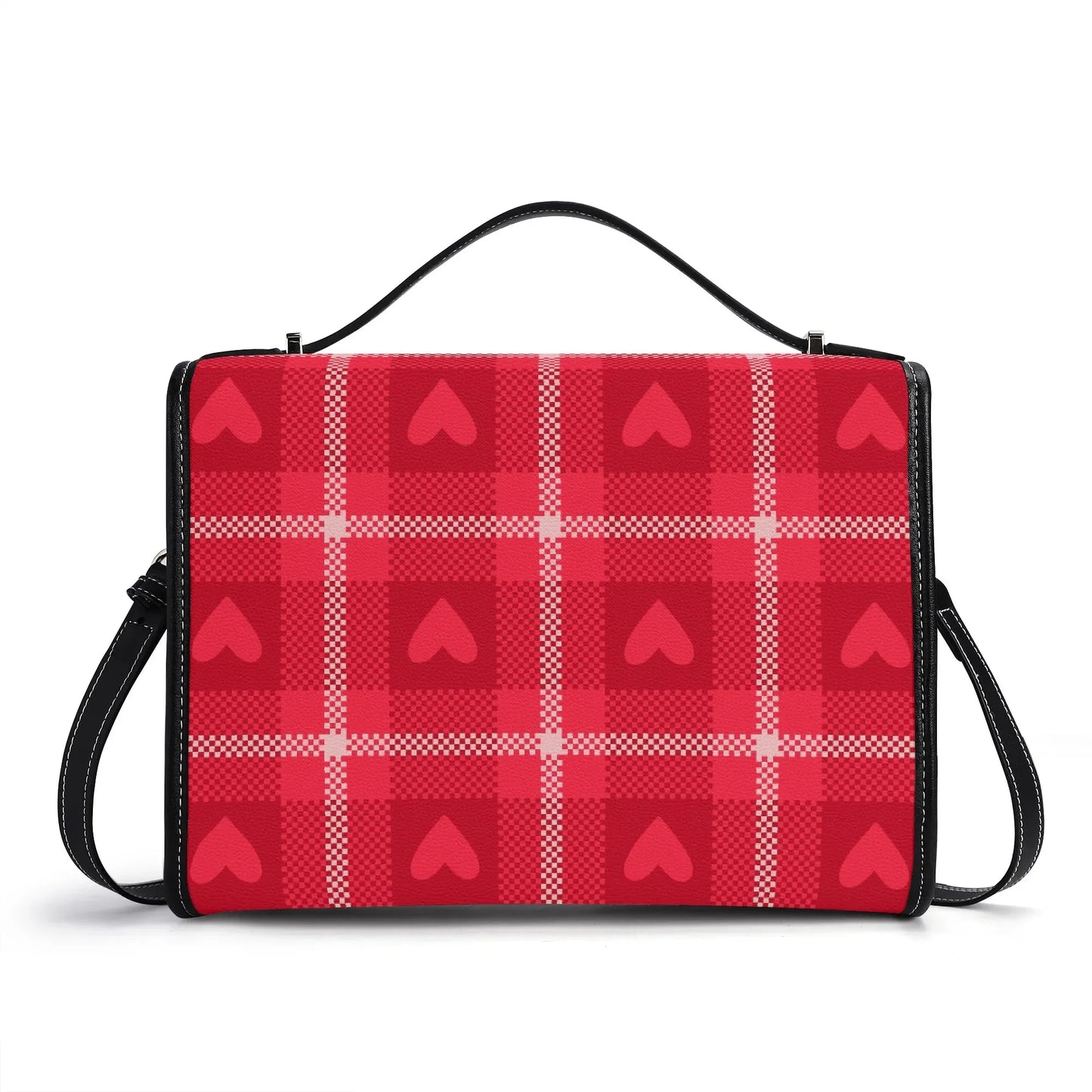 red-flanell-hearts-satchel-bag-umhangetasche-umhangetasche-jlr-design-3 - JLR Design