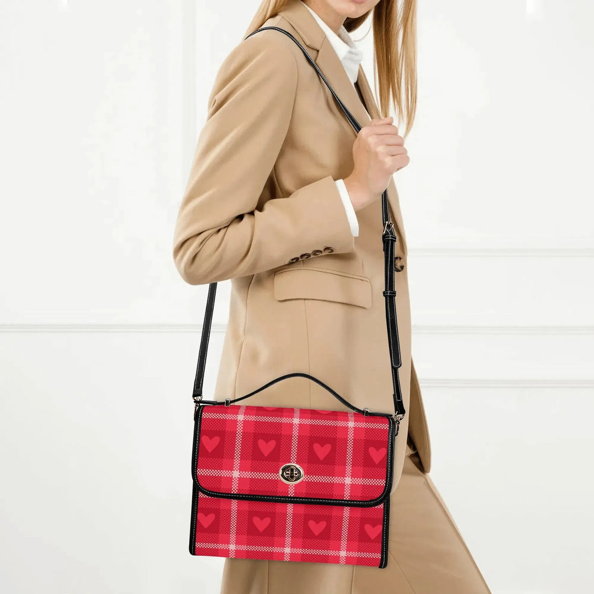 red-flanell-hearts-satchel-bag-umhangetasche-umhangetasche-jlr-design-jlr-design-de-7 - JLR Design