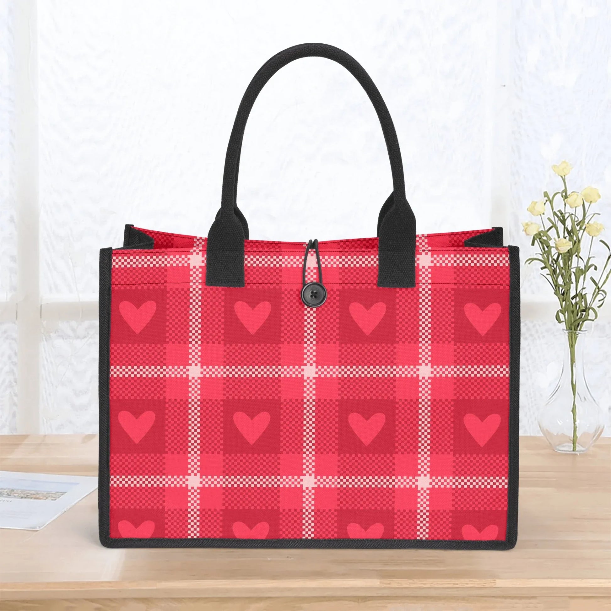 red-heart-premium-canvas-shopper-tasche-tragetasche-jlr-design-5 - JLR Design