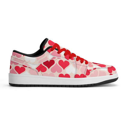 red-hearts-low-top-leder-sneaker-fur-herren-sneaker-jlr-design-12 - JLR Design