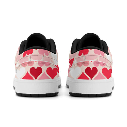 red-hearts-low-top-leder-sneaker-fur-herren-sneaker-jlr-design-13 - JLR Design