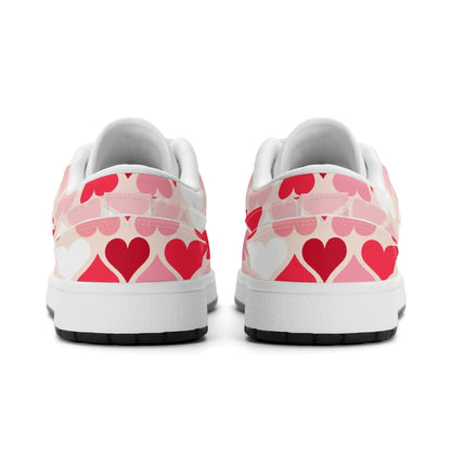 red-hearts-low-top-leder-sneaker-fur-herren-sneaker-jlr-design-6 - JLR Design