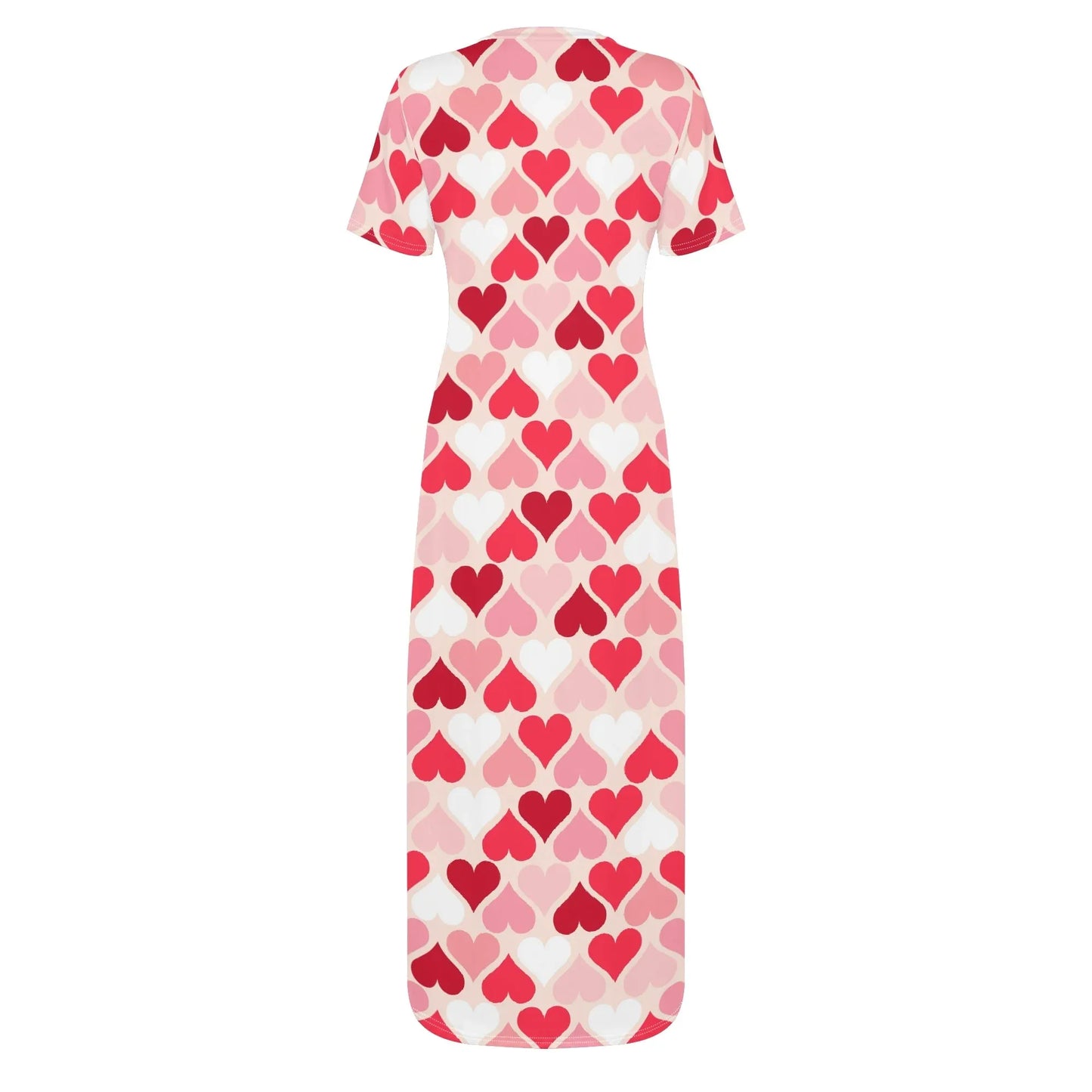 red-hearts-short-sleeve-long-dress-long-dress-jlr-design-4 - JLR Design
