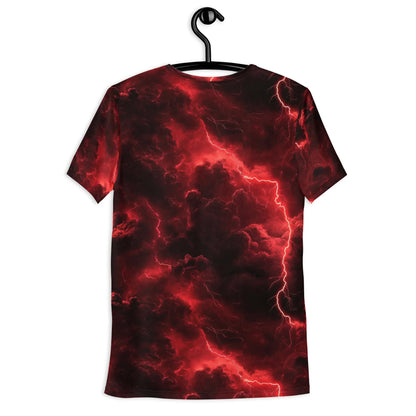 red-lightning-sport-t-shirt-fur-herren-sport-t-shirt-jlr-design-2 - JLR Design