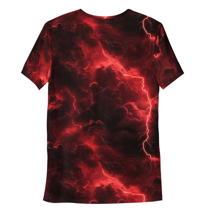 red-lightning-sport-t-shirt-fur-herren-sport-t-shirt-jlr-design-3 - JLR Design