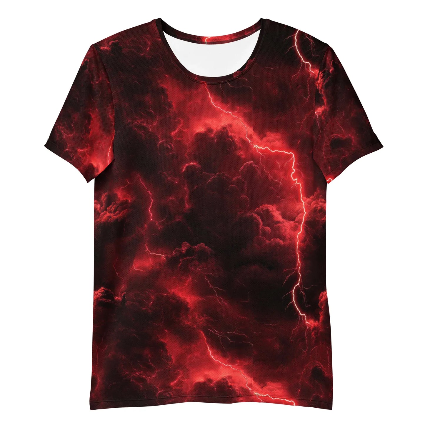 red-lightning-sport-t-shirt-fur-herren-sport-t-shirt-jlr-design-4 - JLR Design