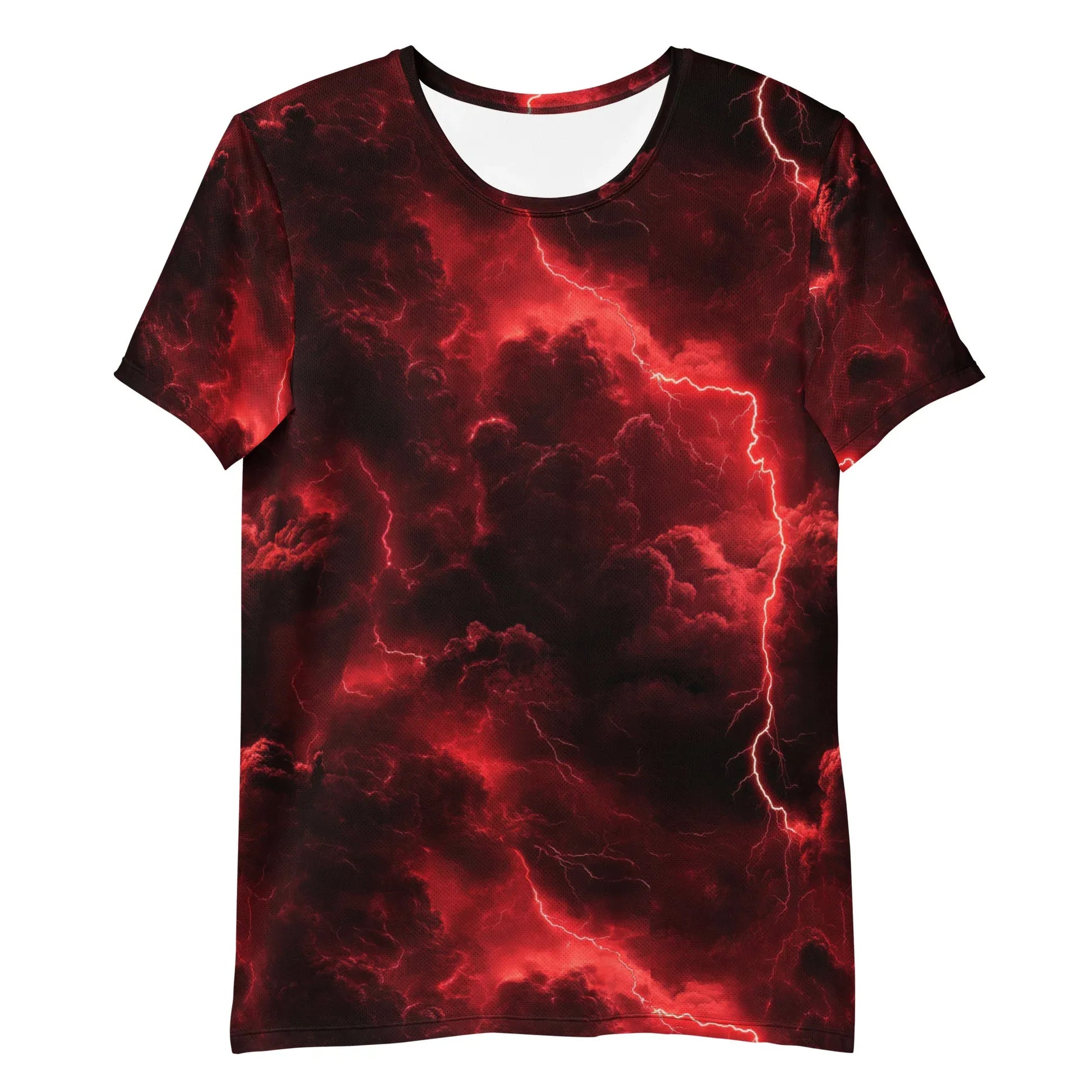 red-lightning-sport-t-shirt-fur-herren-sport-t-shirt-jlr-design-4 - JLR Design