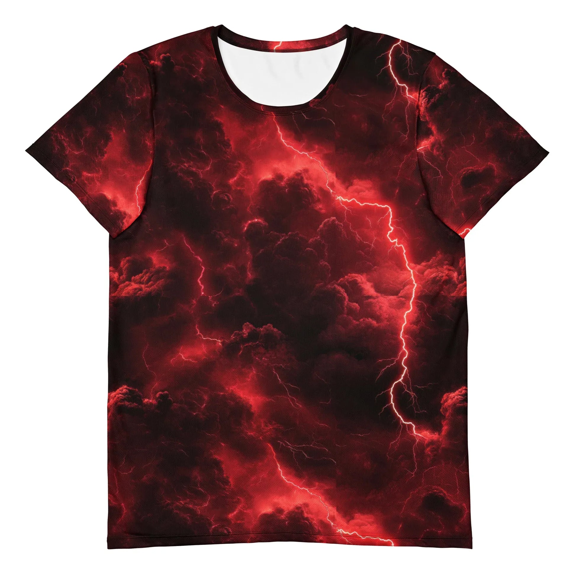 red-lightning-sport-t-shirt-fur-herren-sport-t-shirt-jlr-design-5 - JLR Design