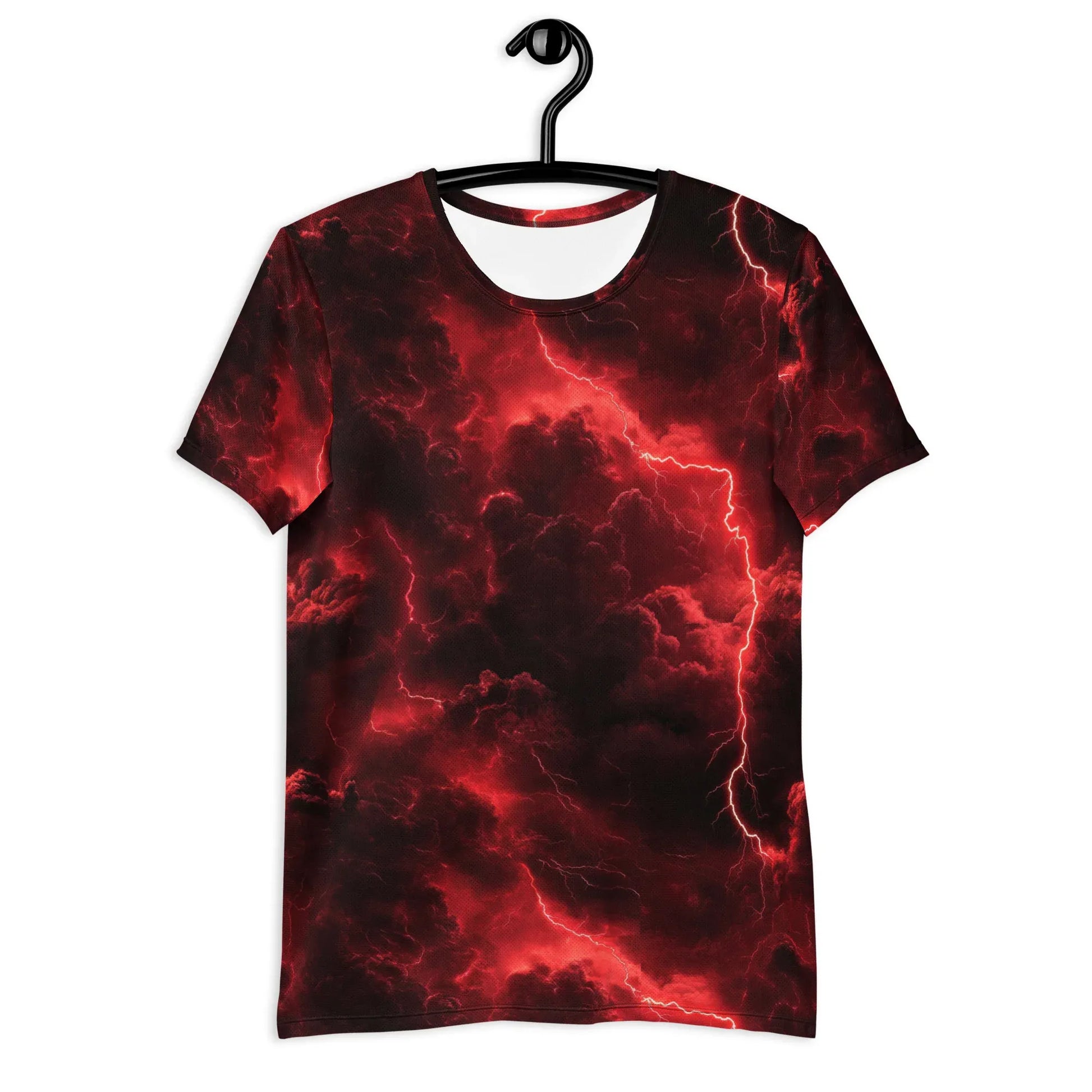 red-lightning-sport-t-shirt-fur-herren-sport-t-shirt-jlr-design-7 - JLR Design