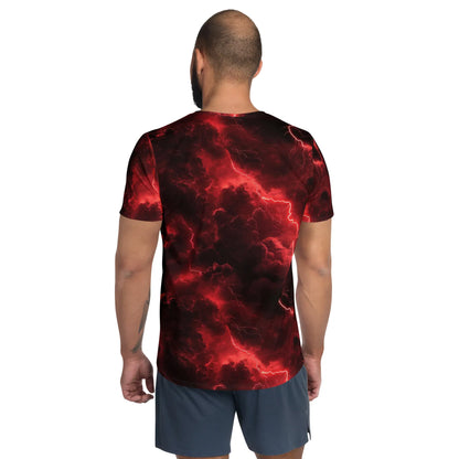 red-lightning-sport-t-shirt-fur-herren-sport-t-shirt-jlr-design-8 - JLR Design