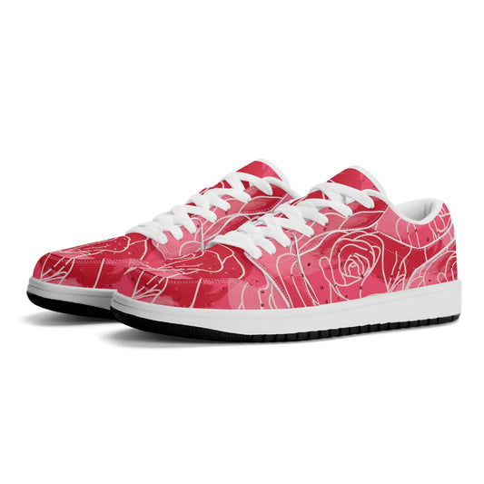 red-rose-low-top-leder-sneaker-fur-damen-sneaker-jlr-design-1 - JLR Design