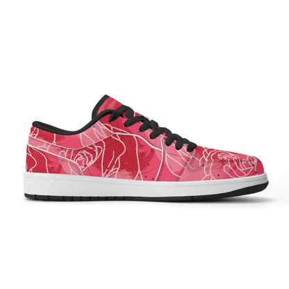 red-rose-low-top-leder-sneaker-fur-damen-sneaker-jlr-design-10 - JLR Design