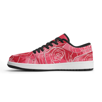red-rose-low-top-leder-sneaker-fur-damen-sneaker-jlr-design-11 - JLR Design