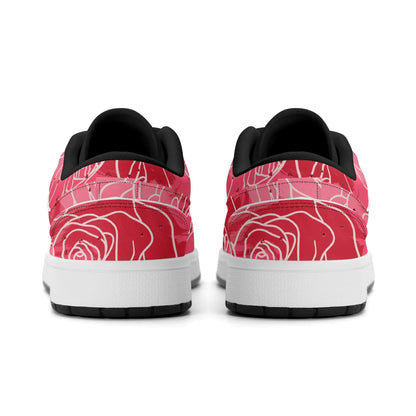 red-rose-low-top-leder-sneaker-fur-damen-sneaker-jlr-design-13 - JLR Design