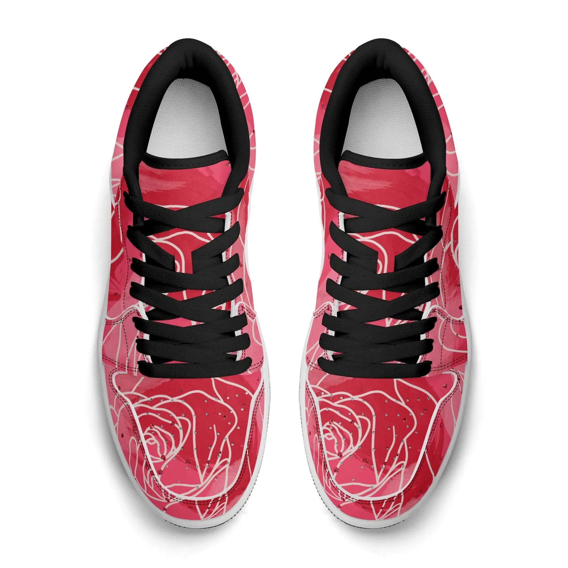 red-rose-low-top-leder-sneaker-fur-damen-sneaker-jlr-design-14 - JLR Design