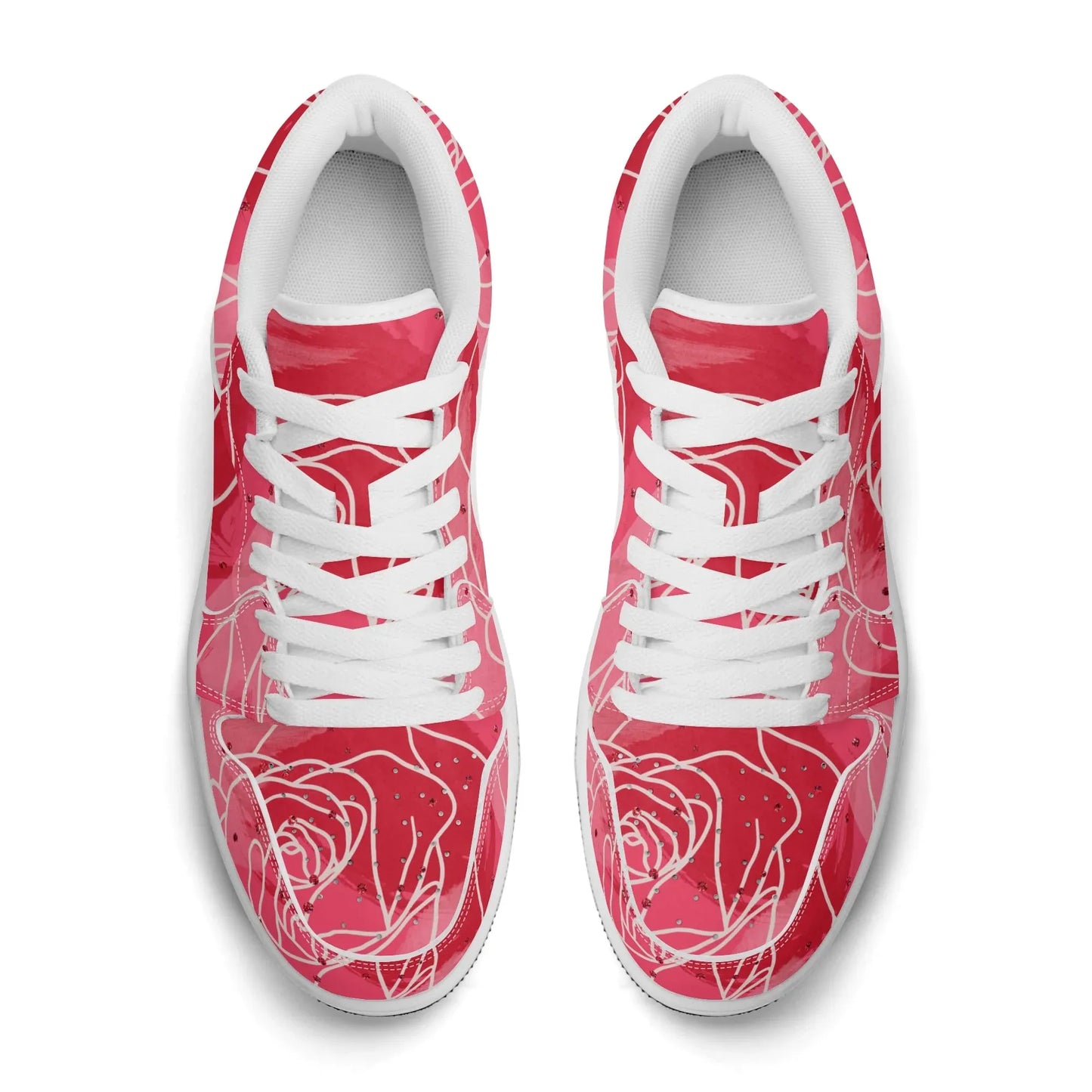 red-rose-low-top-leder-sneaker-fur-damen-sneaker-jlr-design-7 - JLR Design