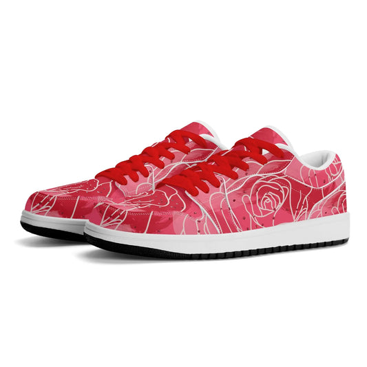 red-rose-low-top-leder-sneaker-fur-herren-sneaker-jlr-design-1 - JLR Design
