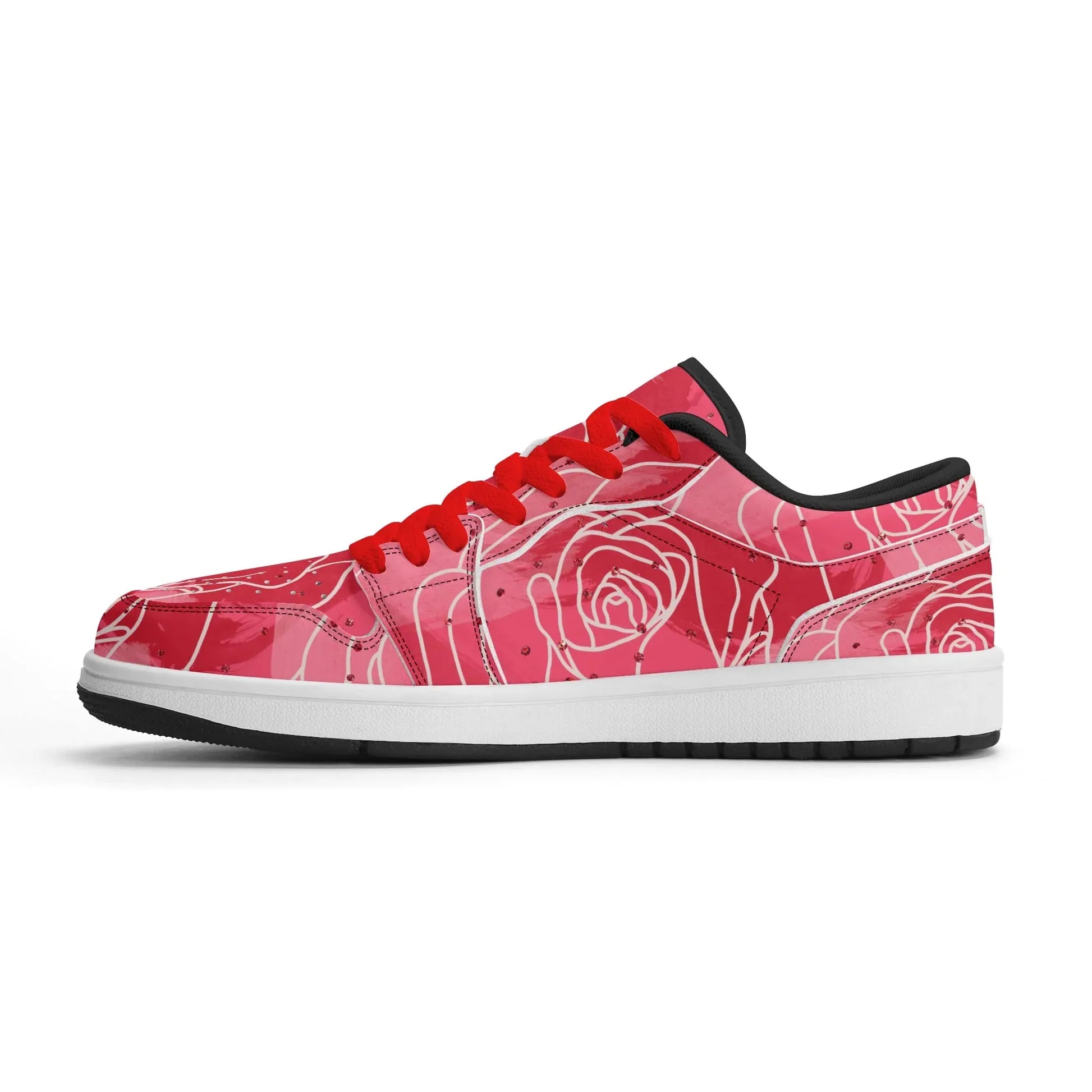 red-rose-low-top-leder-sneaker-fur-herren-sneaker-jlr-design-11 - JLR Design