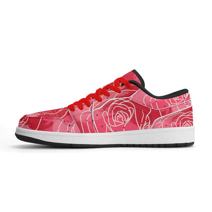 red-rose-low-top-leder-sneaker-fur-herren-sneaker-jlr-design-11 - JLR Design