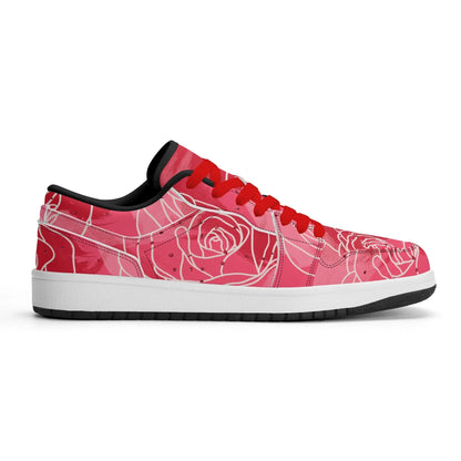 red-rose-low-top-leder-sneaker-fur-herren-sneaker-jlr-design-12 - JLR Design