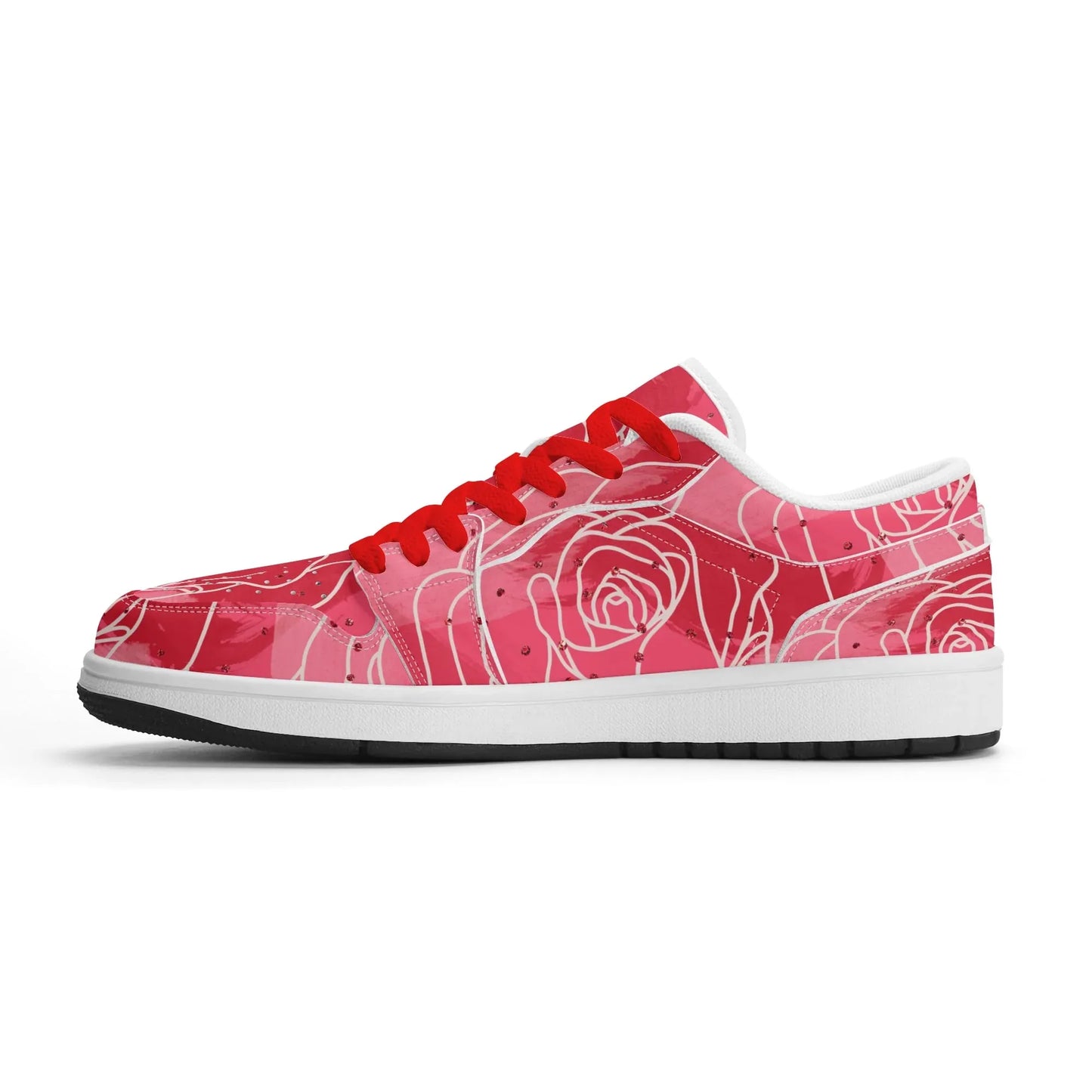 red-rose-low-top-leder-sneaker-fur-herren-sneaker-jlr-design-4 - JLR Design