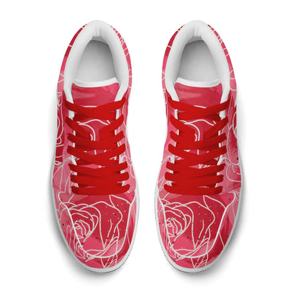 red-rose-low-top-leder-sneaker-fur-herren-sneaker-jlr-design-7 - JLR Design