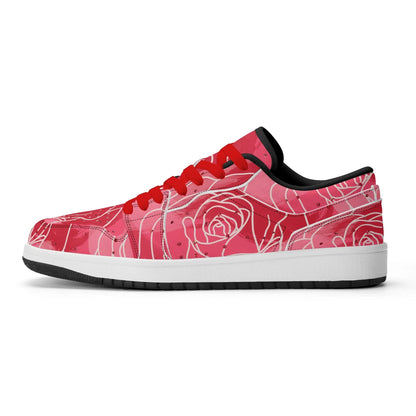 red-rose-low-top-leder-sneaker-fur-herren-sneaker-jlr-design-9 - JLR Design