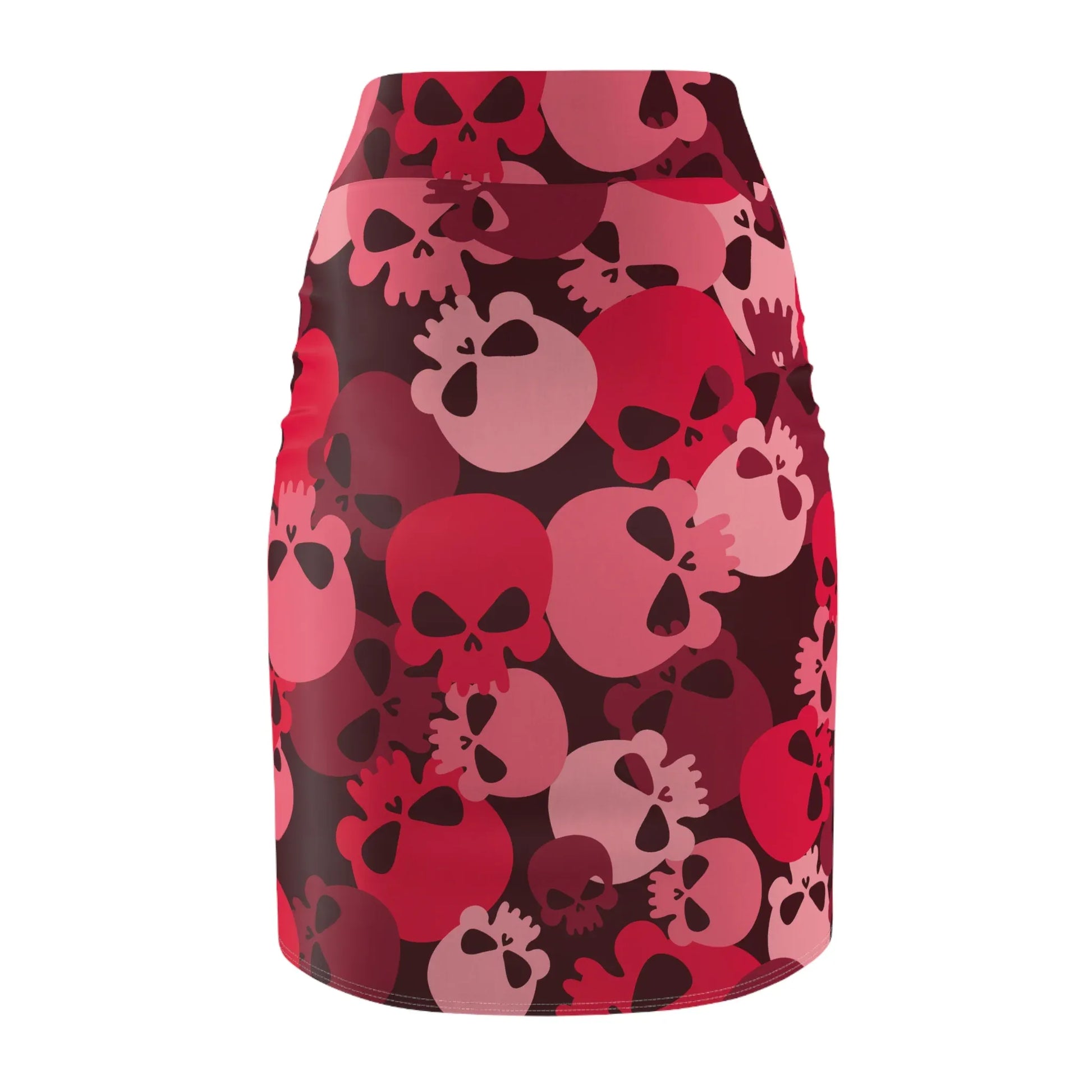 red-skull-bleistiftrock-fur-damen-eleganter-mid-waist-rock-mit-stretch-komfort-bleistiftrock-jlr-design-5 - JLR Design