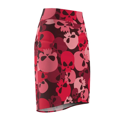 red-skull-bleistiftrock-fur-damen-eleganter-mid-waist-rock-mit-stretch-komfort-bleistiftrock-jlr-design-6 - JLR Design