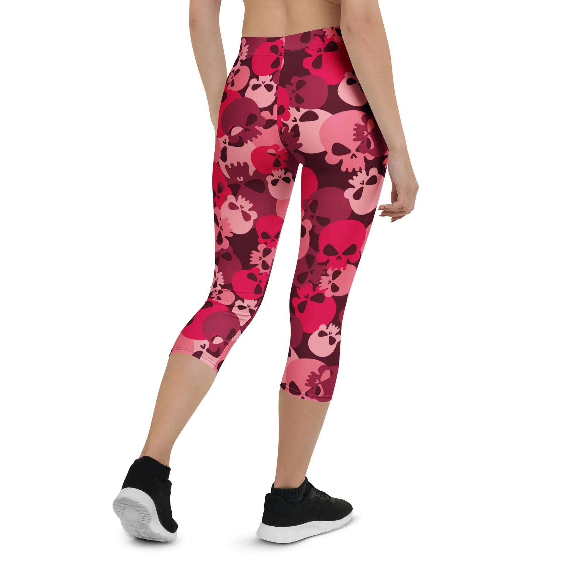 red-skull-damen-capri-leggings-capri-leggings-jlr-design-7 - JLR Design