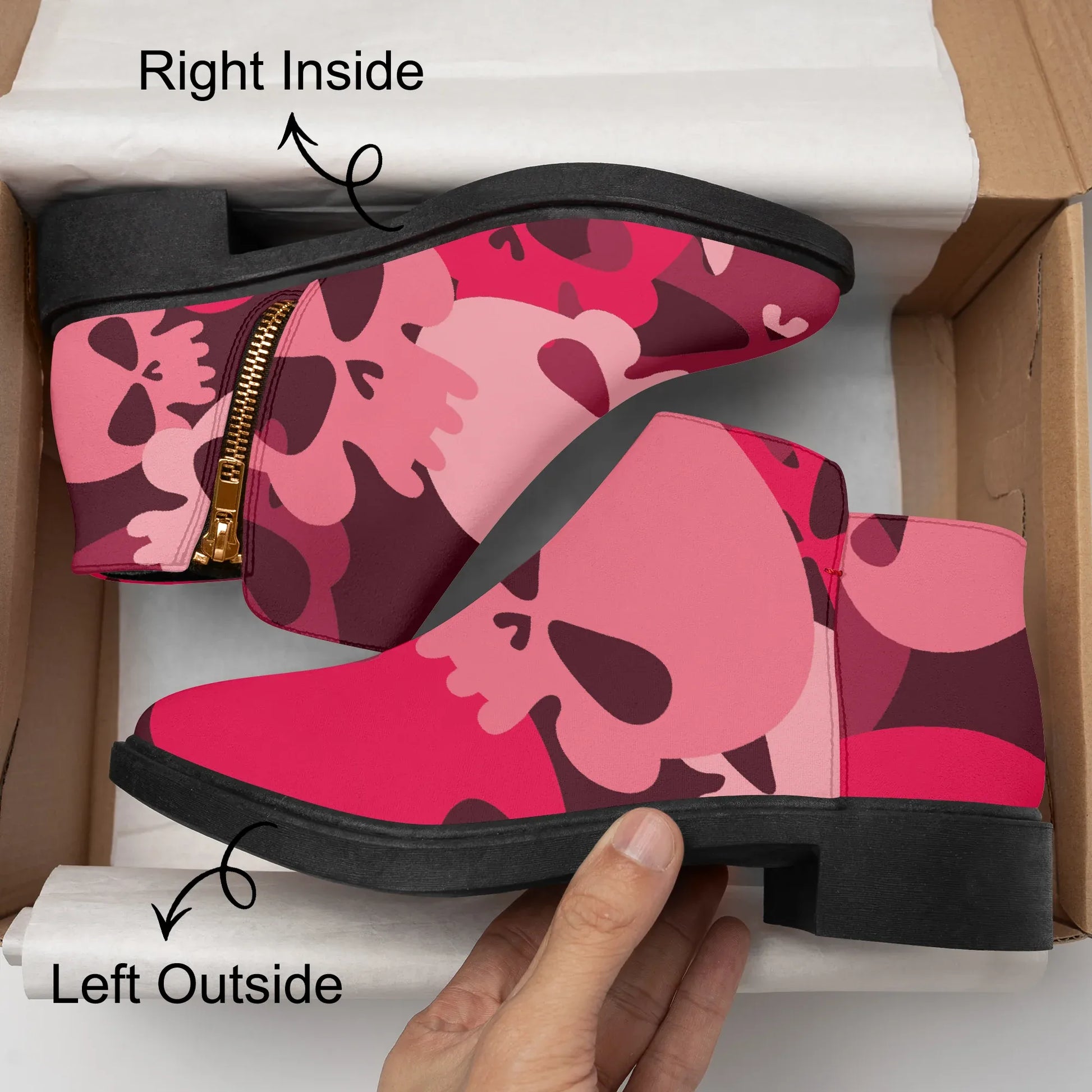 red-skull-elegante-reissverschluss-stiefeletten-stiefeletten-jlr-design-8 - JLR Design