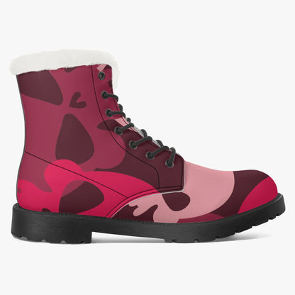red-skull-faux-fur-leder-boots-boots-jlr-design-8 - JLR Design