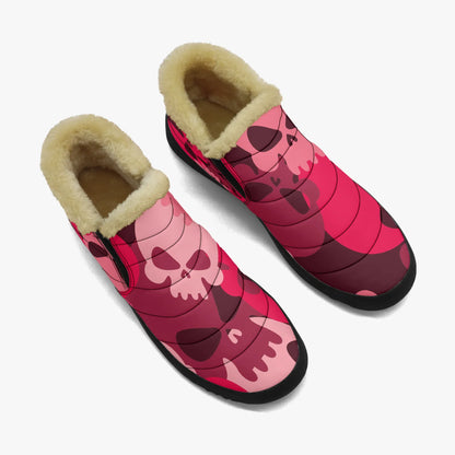 red-skull-faux-fur-slipper-slipper-jlr-design-2 - JLR Design