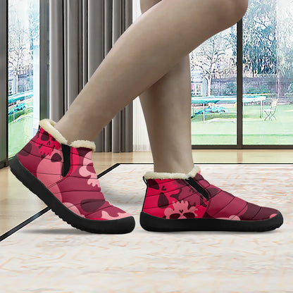 red-skull-faux-fur-slipper-slipper-jlr-design-3 - JLR Design