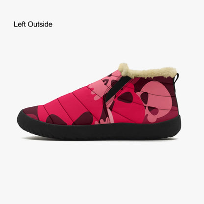 red-skull-faux-fur-slipper-slipper-jlr-design-4 - JLR Design