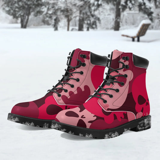 red-skull-leder-boots-or-stylische-und-warme-winterstiefel-boots-jlr-design-1 - JLR Design